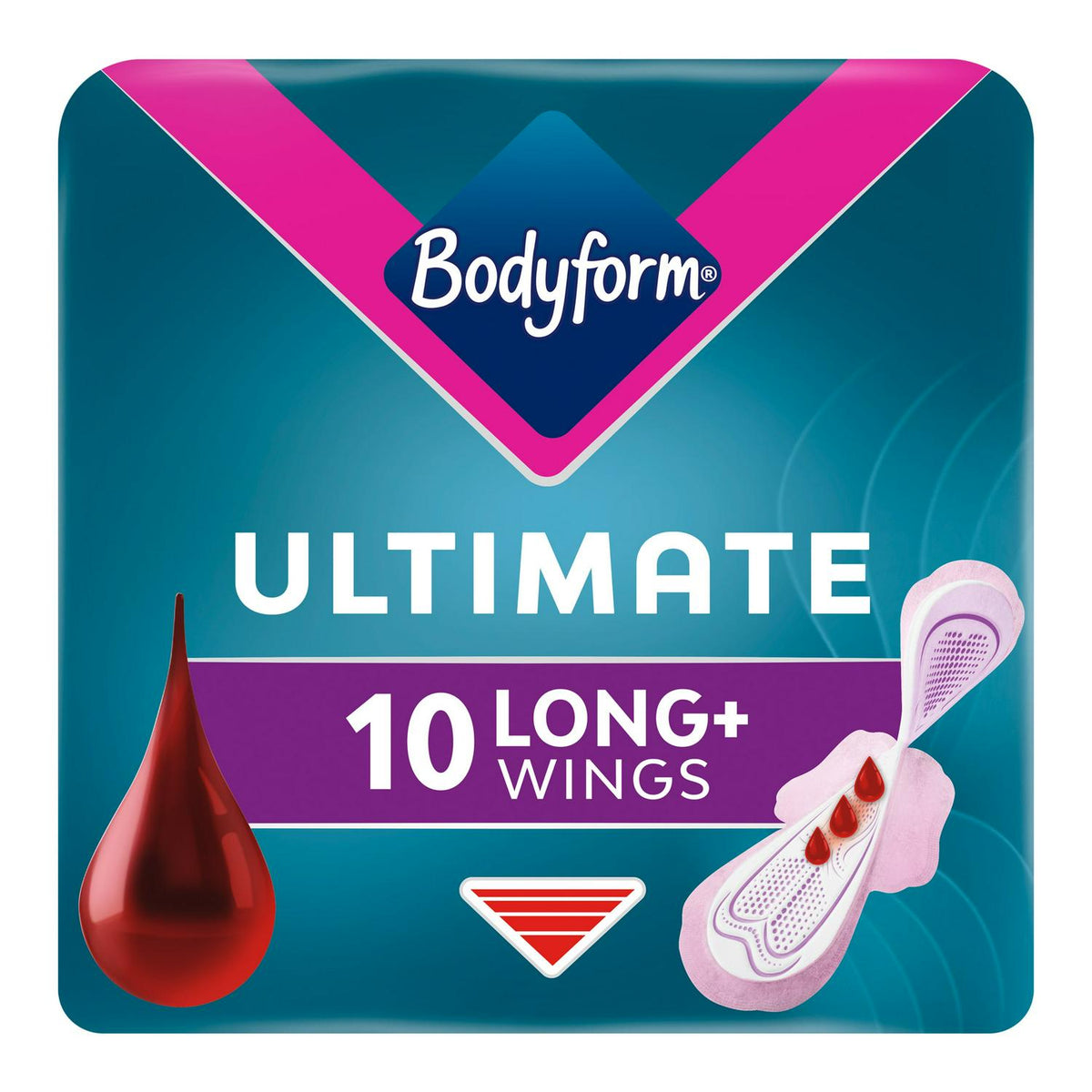 Bodyform Ultimate Ultra Long Sanitary Towels Wings Pack x10