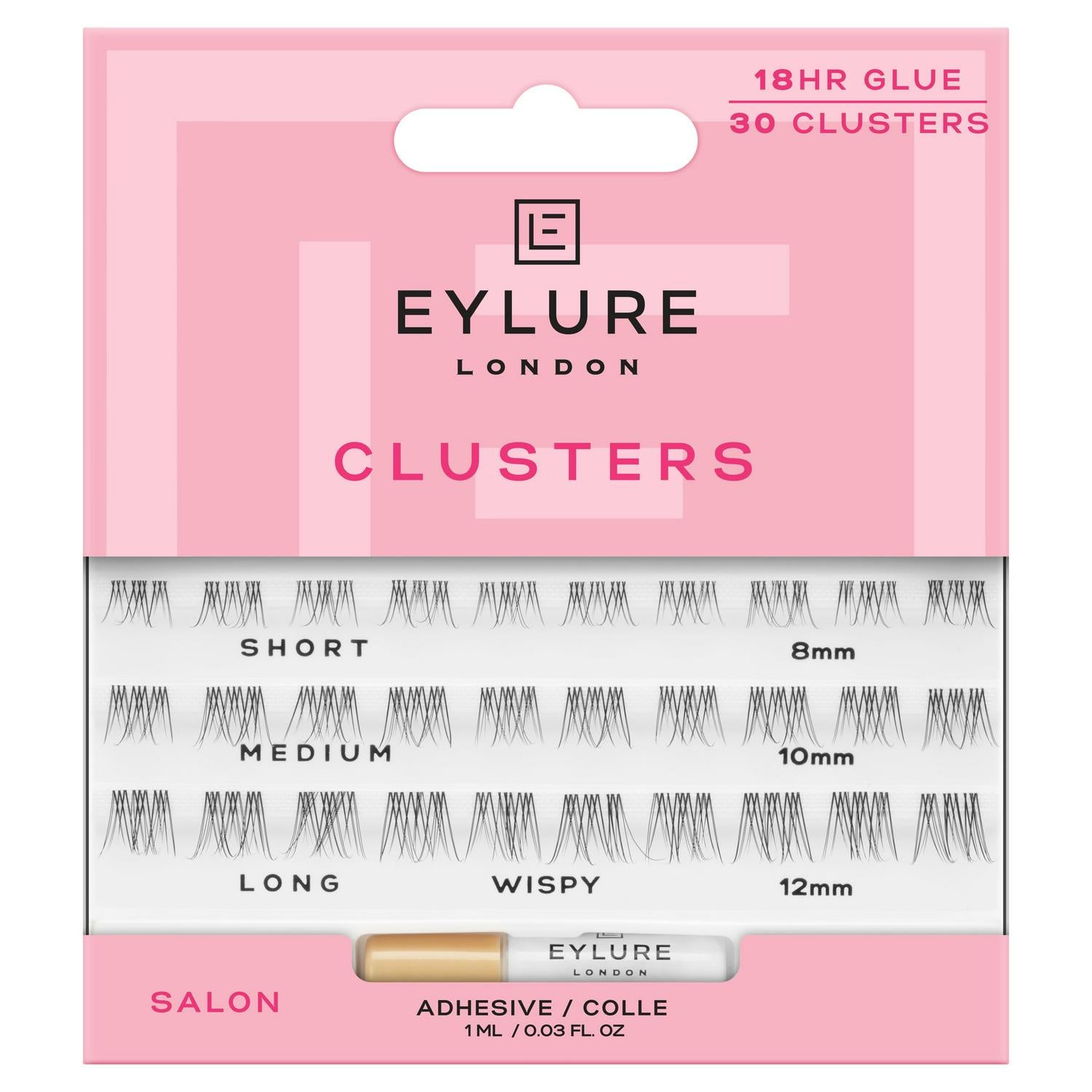 Eylure false eyelashes Clusters Wispy x30 - British product