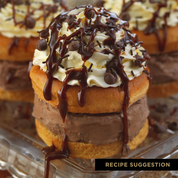 Chocolate Chip Brioche Swirls with Vanilla Custard x6