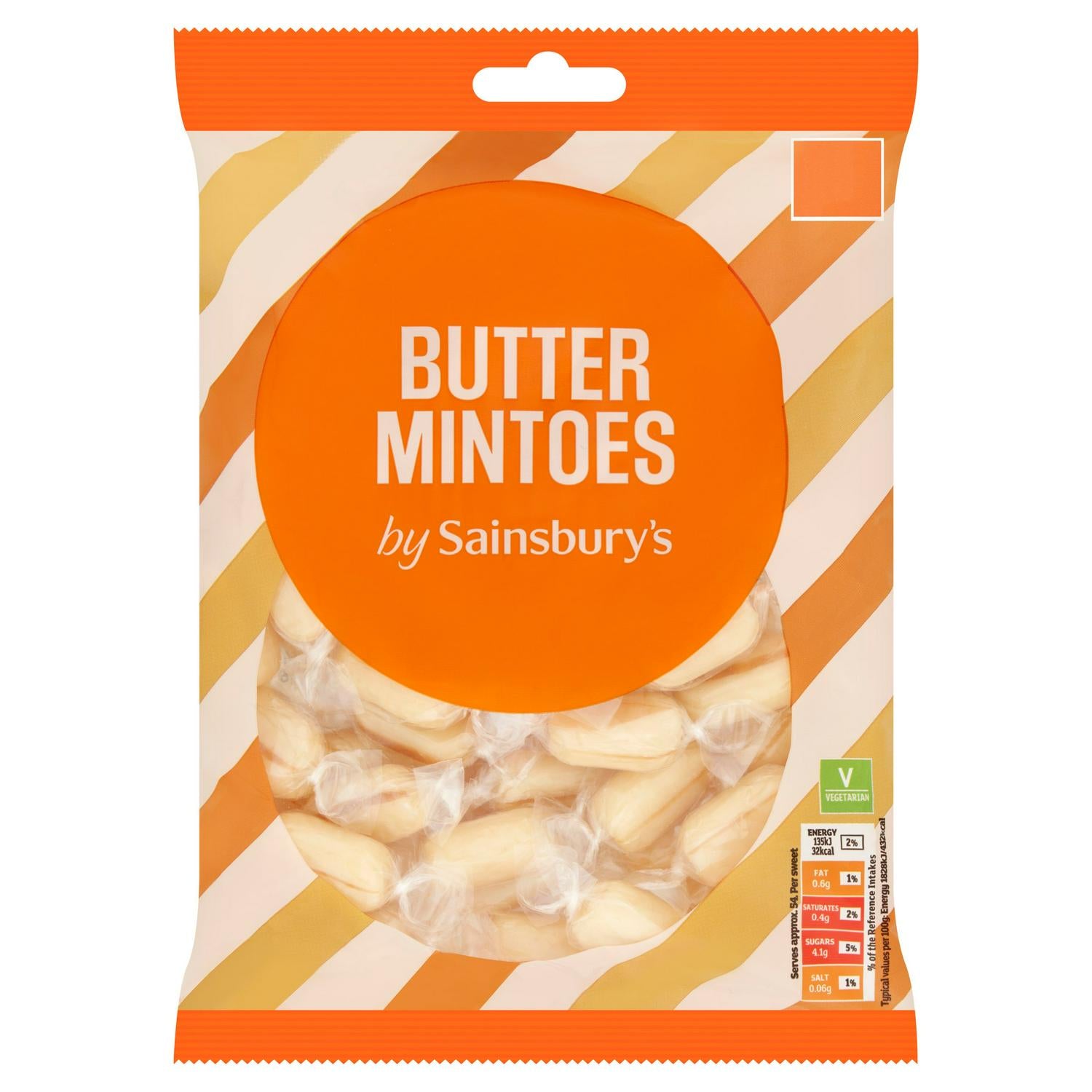 Sainsbury's Butter Mintoes mint sweets 400g - British product