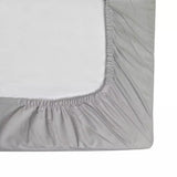 Habitat cotton fitted sheet dove grey 135x190cm, UK version