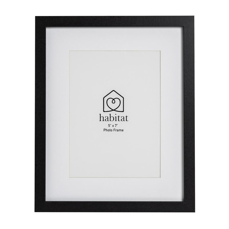 Habitat Black Single Mount Photo Frame 5x7, UK version