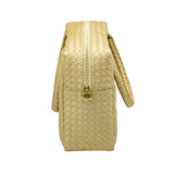 Smash Lunch Bag Woven Gold 11.5x24.5x19.5cm (British brand)