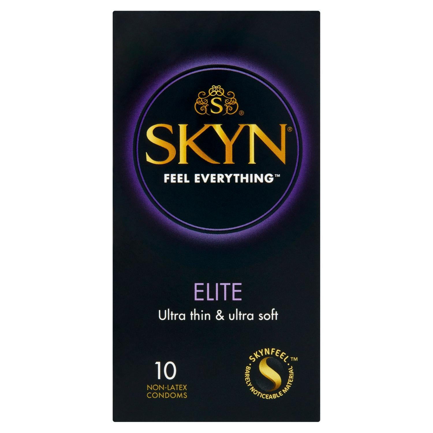 Skyn Elite Non-Latex Condoms 10pk Box (British brand)