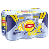 Lipton Lemon Ice Tea canned beverage pack, imported from the UK