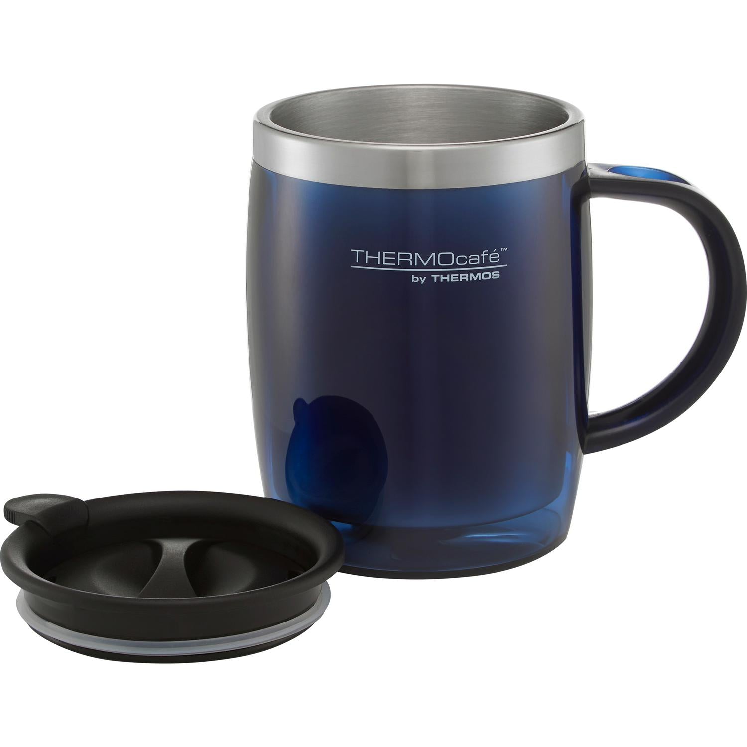 Thermocafe Insulated Desk Mug Midnight Blue (British brand)