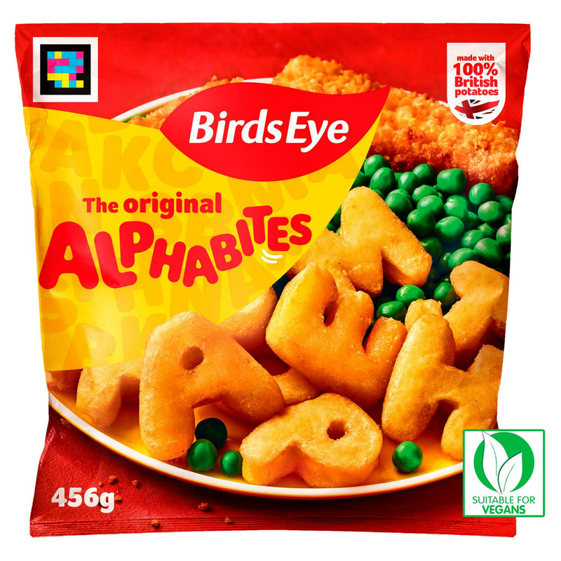 Birds Eye The Original Alphabites Potato Shapes 456g - British product