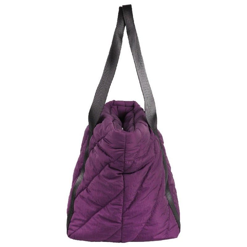 Sainsbury's Home burgundy padded nylon lunch bag (British brand)