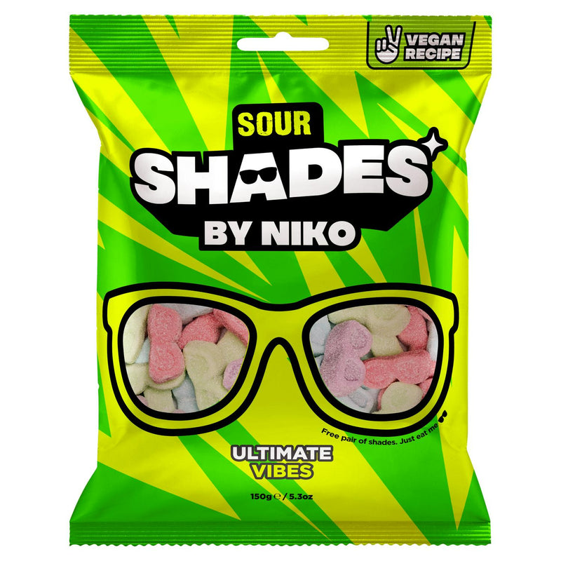 Shades by Niko sour sweets Ultimate Vibes 150g (British brand)