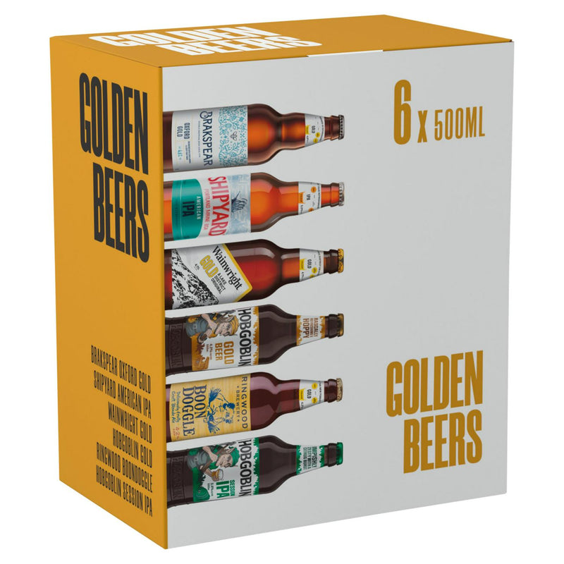 Brakspear Golden Ales Mixed Pack 6x500ml, imported from the UK