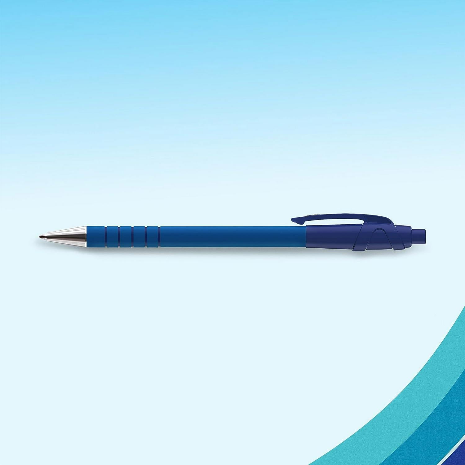 PaperMate FlexGrip Ultra Ballpoint Pen Blue, imported from the UK