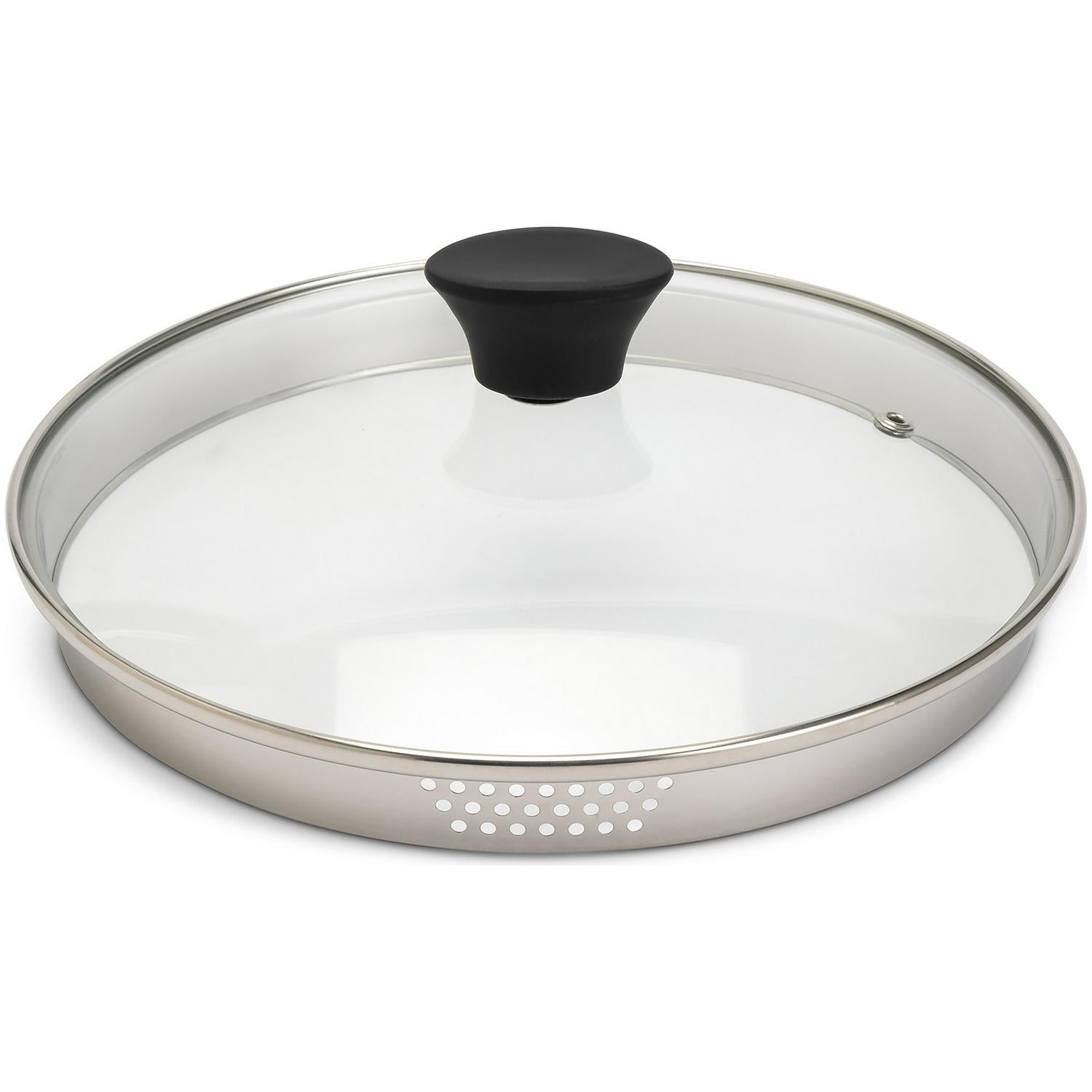 Habitat 24cm Aluminium Stockpot - Black