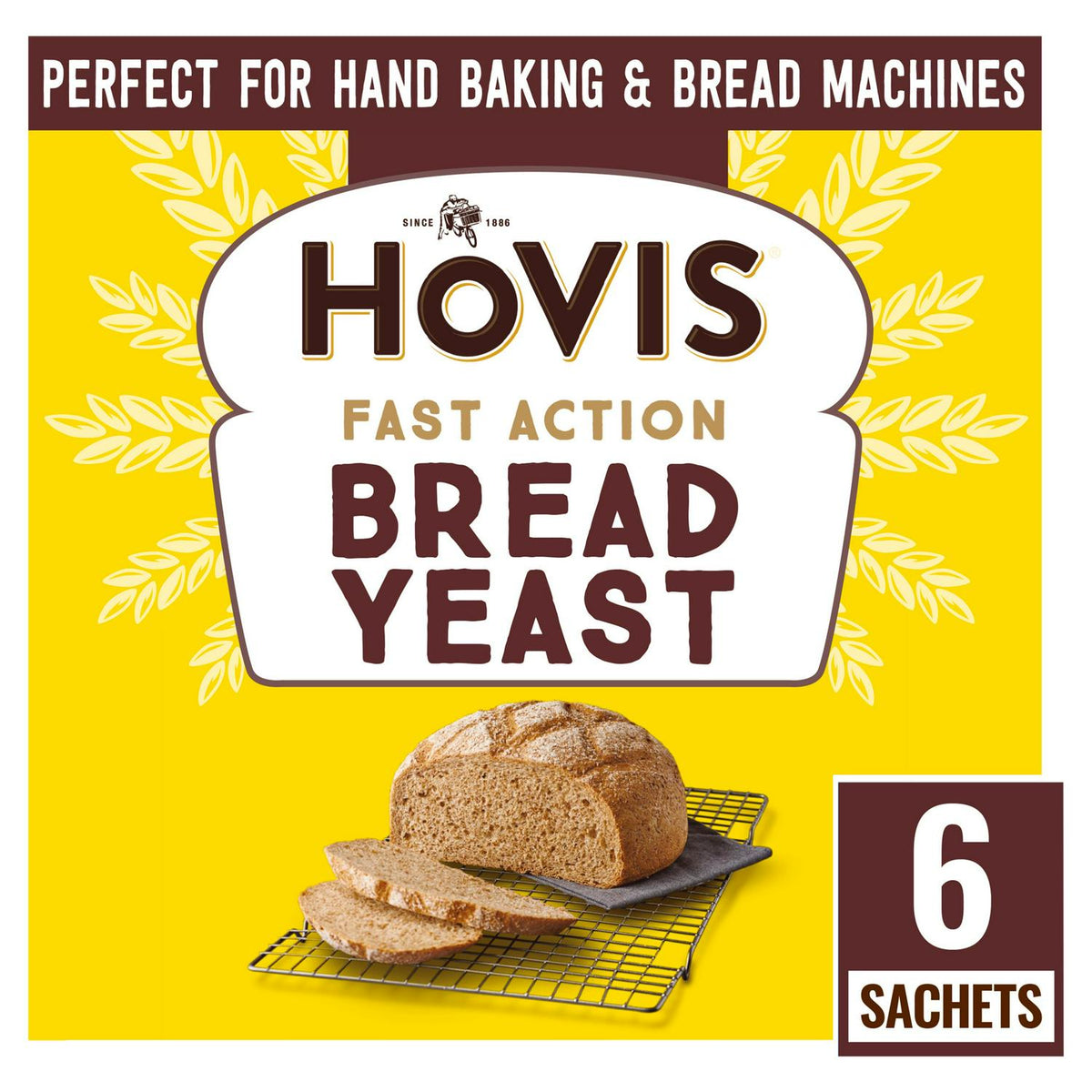 Fast Action Bread Yeast Sachets with Improvers, 6 x 7g