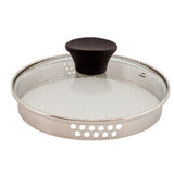 Habitat 16cm black saucepan with tempered glass lid, UK version