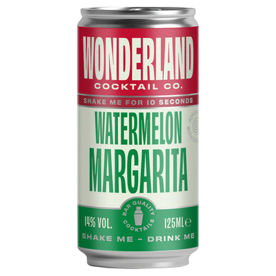 Sainsburys Watermelon Margarita Cocktail in 125ml Can- Buy online at McGrocer