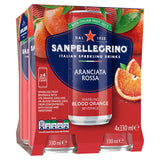 San Pellegrino Blood Orange Sparkling Drink 4 x 330ml cans (British brand)