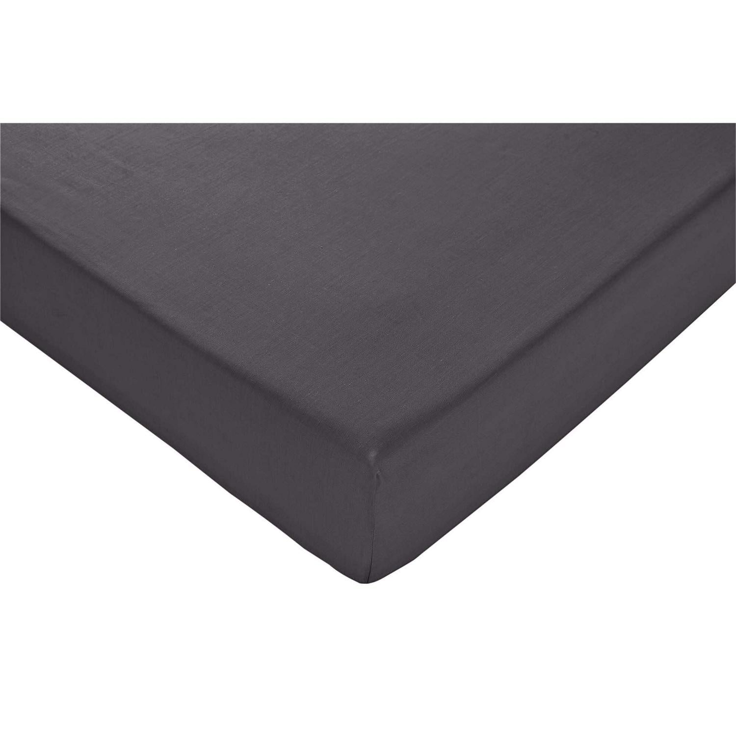 Habitat cotton rich fitted sheet charcoal, UK version