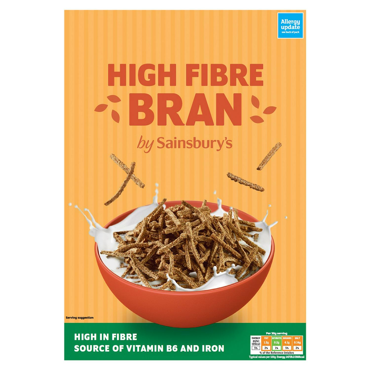 Sainsbury's High Fibre Bran 500g