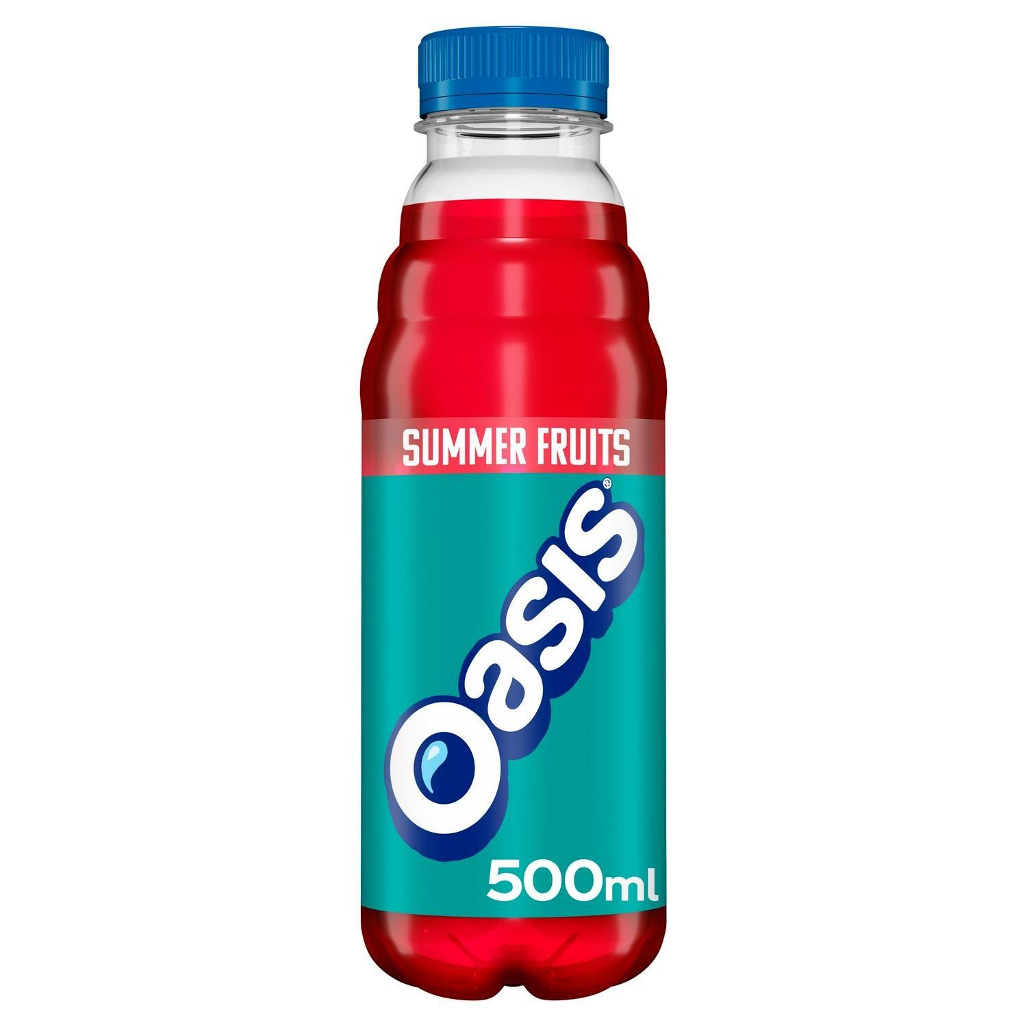 Oasis Summer Fruits Juice Drink 500ml, imported from the UK