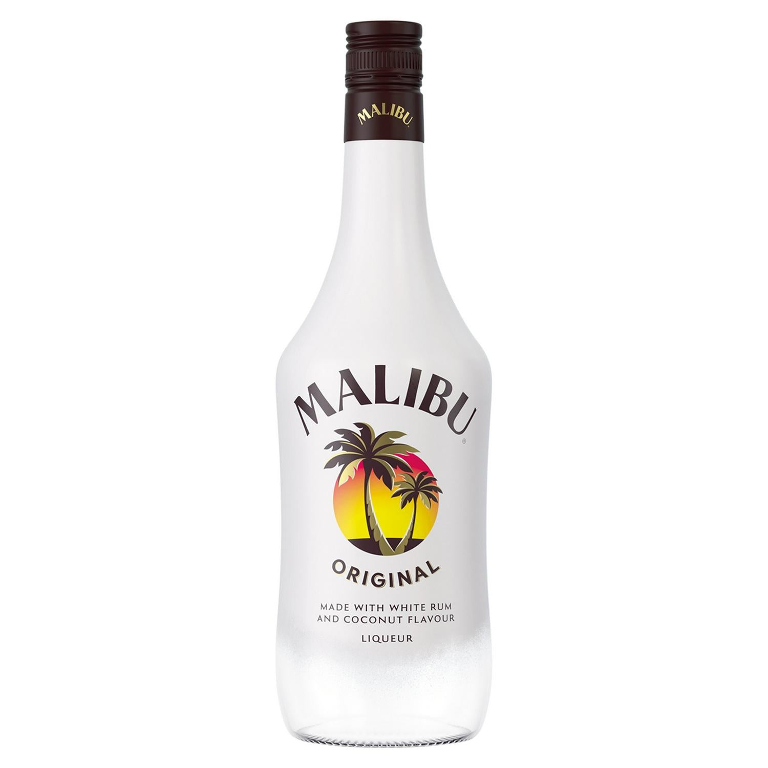 Malibu White Rum Coconut Flavour 70cl, imported from the UK