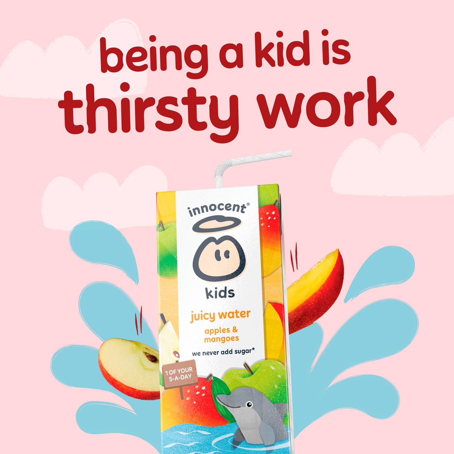 Innocent Kids Juicy Water Apple Mango 600ml , imported from the UK