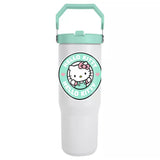 Hello Kitty Stainless Steel Cup Green White 850ml, UK version