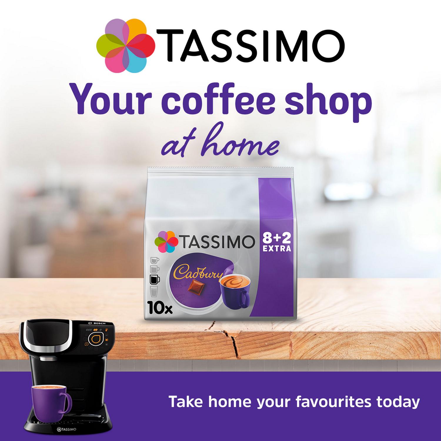 Tassimo Cadbury Hot Chocolate Pods x10