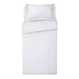 Habitat Egyptian cotton bedding set solid white, imported from the UK