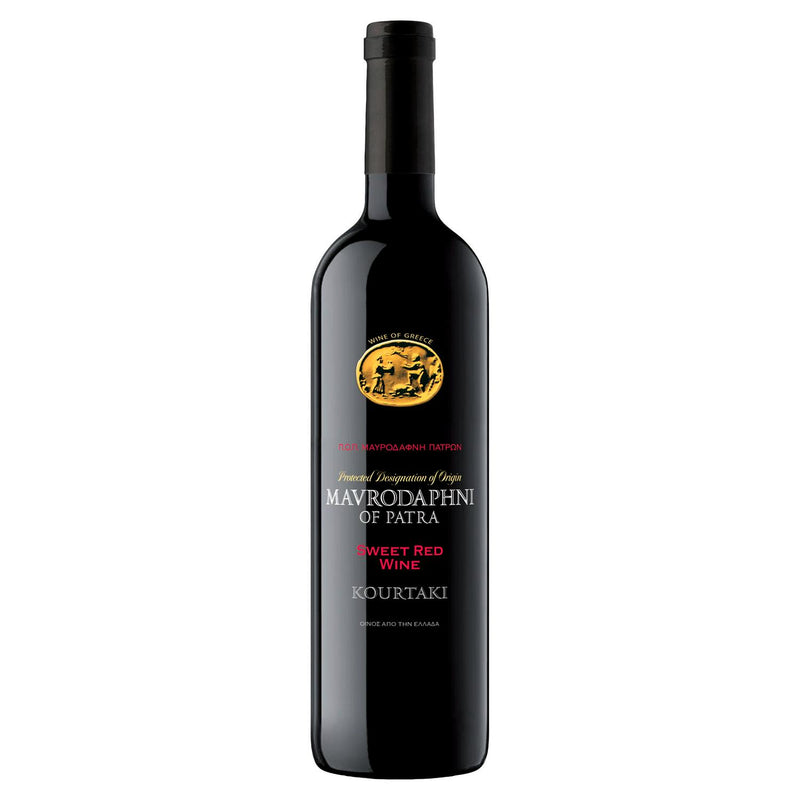 Kourtaki Mavrodaphni sweet red dessert wine 75cl, UK version