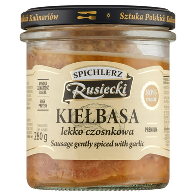 Sainsburys Canned Pork Sausage Gently Spiced with Garlic 280g- Buy online at McGrocer