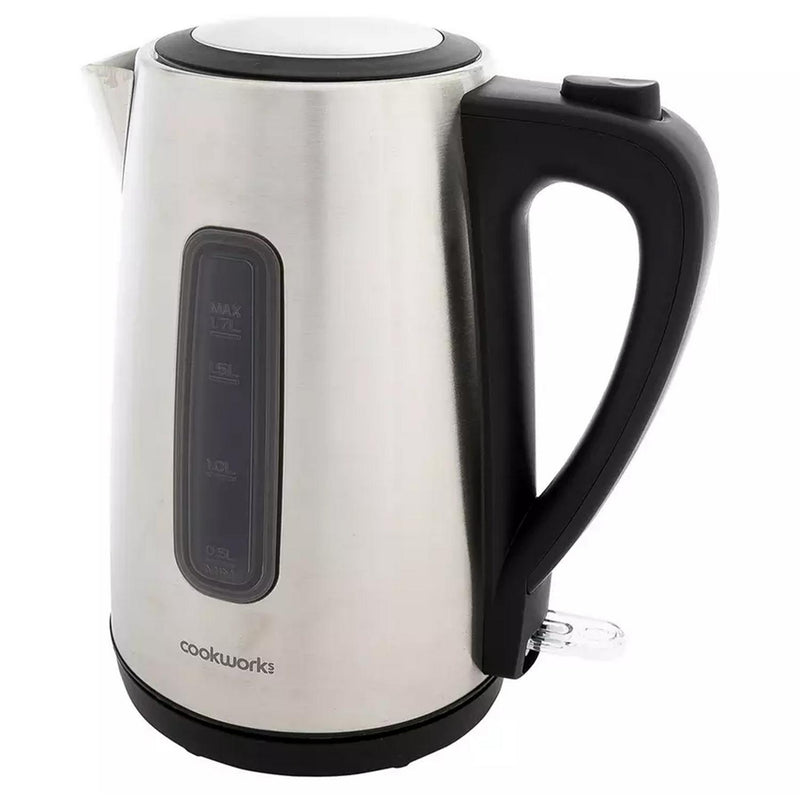 Cookworks electric kettle silver 1.7L - British product