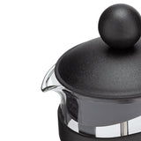 Habitat black plastic cafetiere 3 cup capacity, UK version