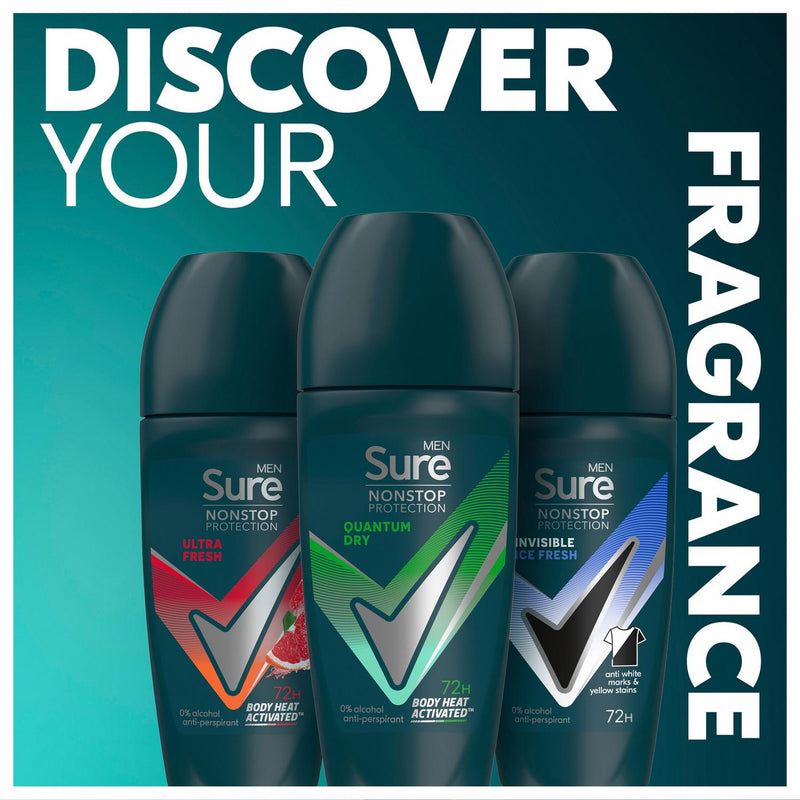 Sure Quantum Dry Roll On Deodorant 50ml (British brand)