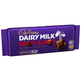 Cadbury Dairy Milk Fruit & Nut chocolate bar 180g - British product