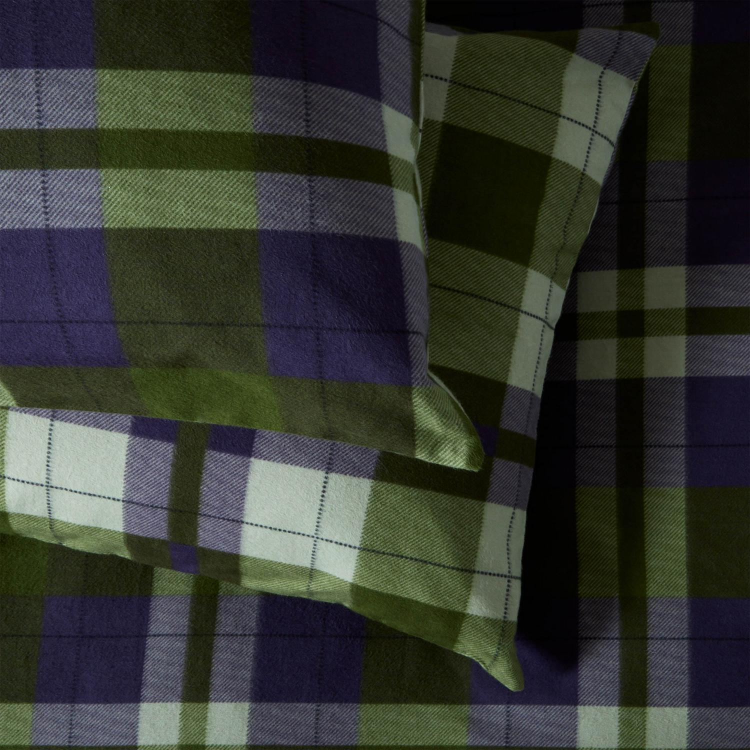 Sainsbury's Single Duvet Cover Green 135x200cm (British brand)