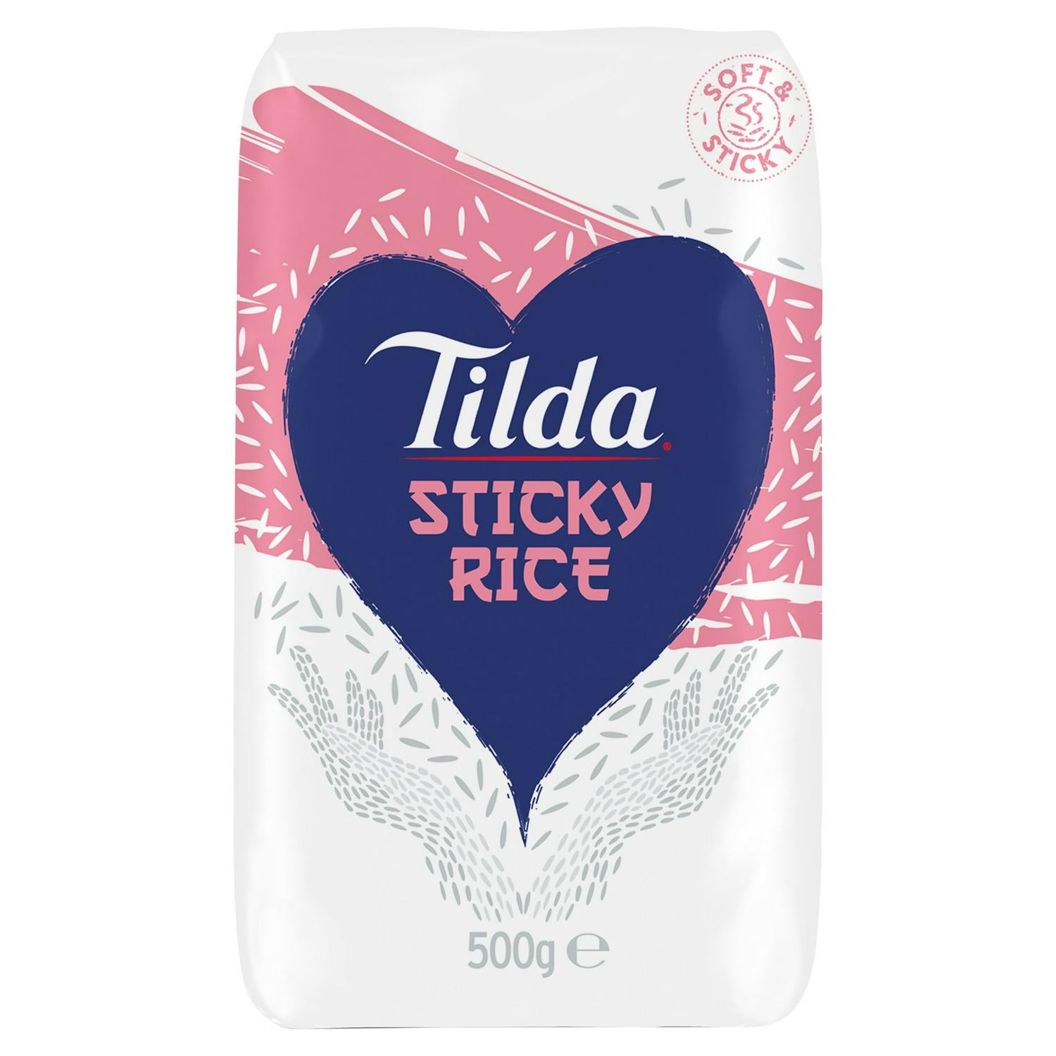 Tilda Sticky Rice Short Grain Imported Dry Rice 500g (British brand)