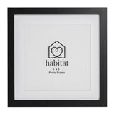 Habitat single mount square frame Black 6x6 inch, UK version
