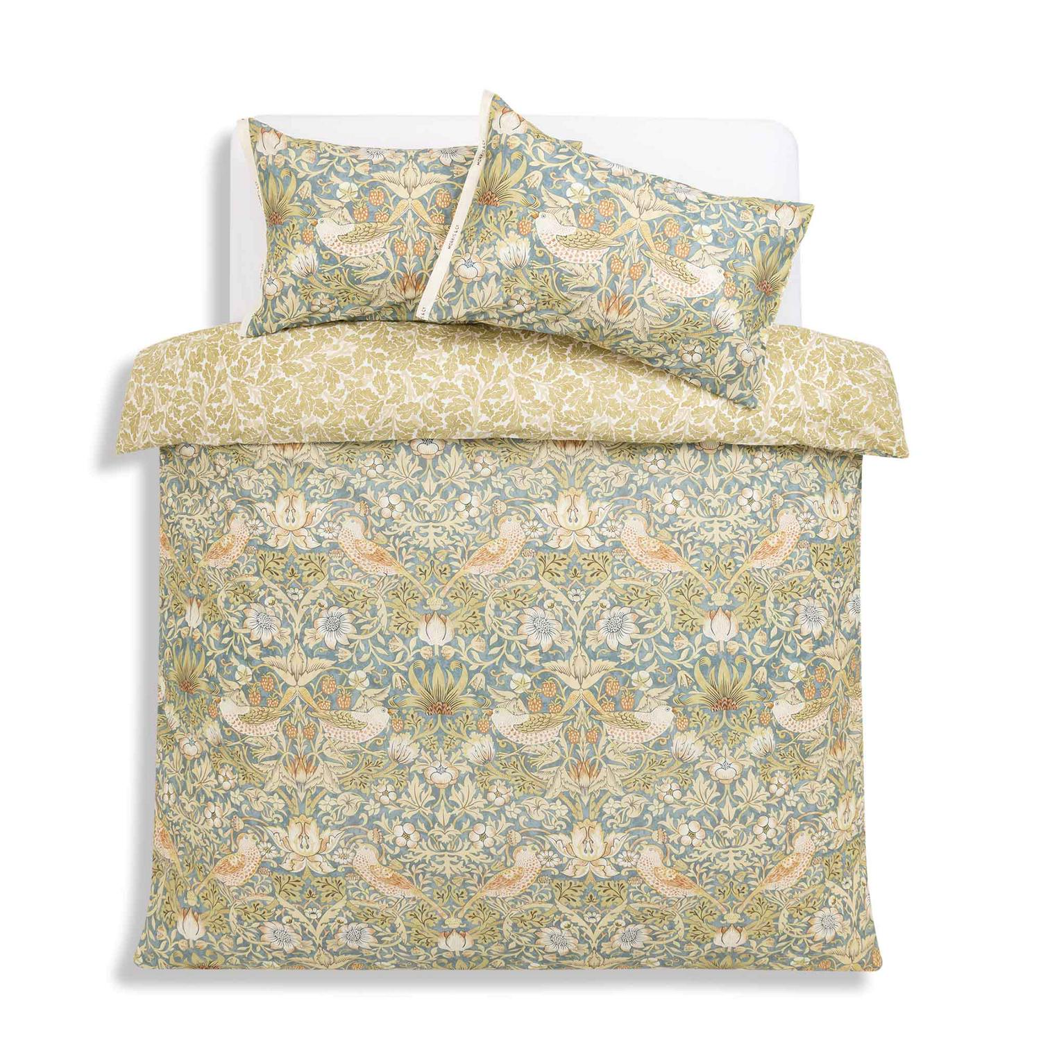 Habitat Morris & Co Strawberry Thief Bedding Set, UK version