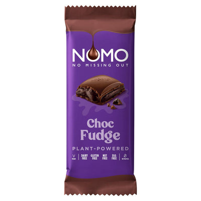 NOMO Choc Fudge XL Bar Vegansk Sjokolade 120g