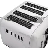 Cookworks 4 Slice Toaster - Stainless Steel