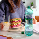 Highland Spring Sparkling Spring Water 6x1L multipack bottles, UK version