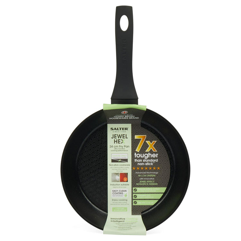 Salter Jewel Hex 24cm Frying Pan (British brand)