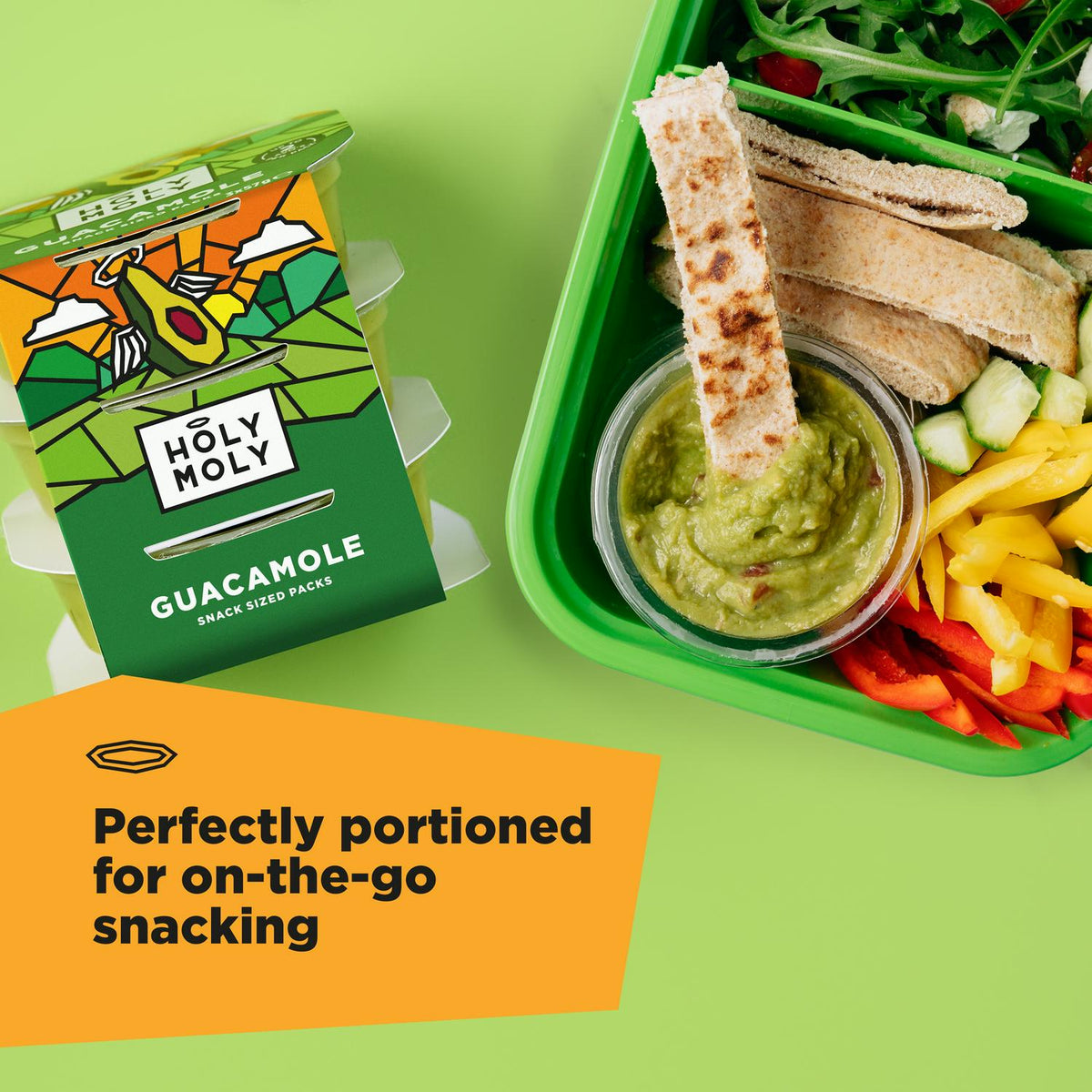 Holy Moly Minis Guacamole Original 3x57g