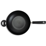 Habitat Aluminium stirfry pan Black 30cm with lid, UK version