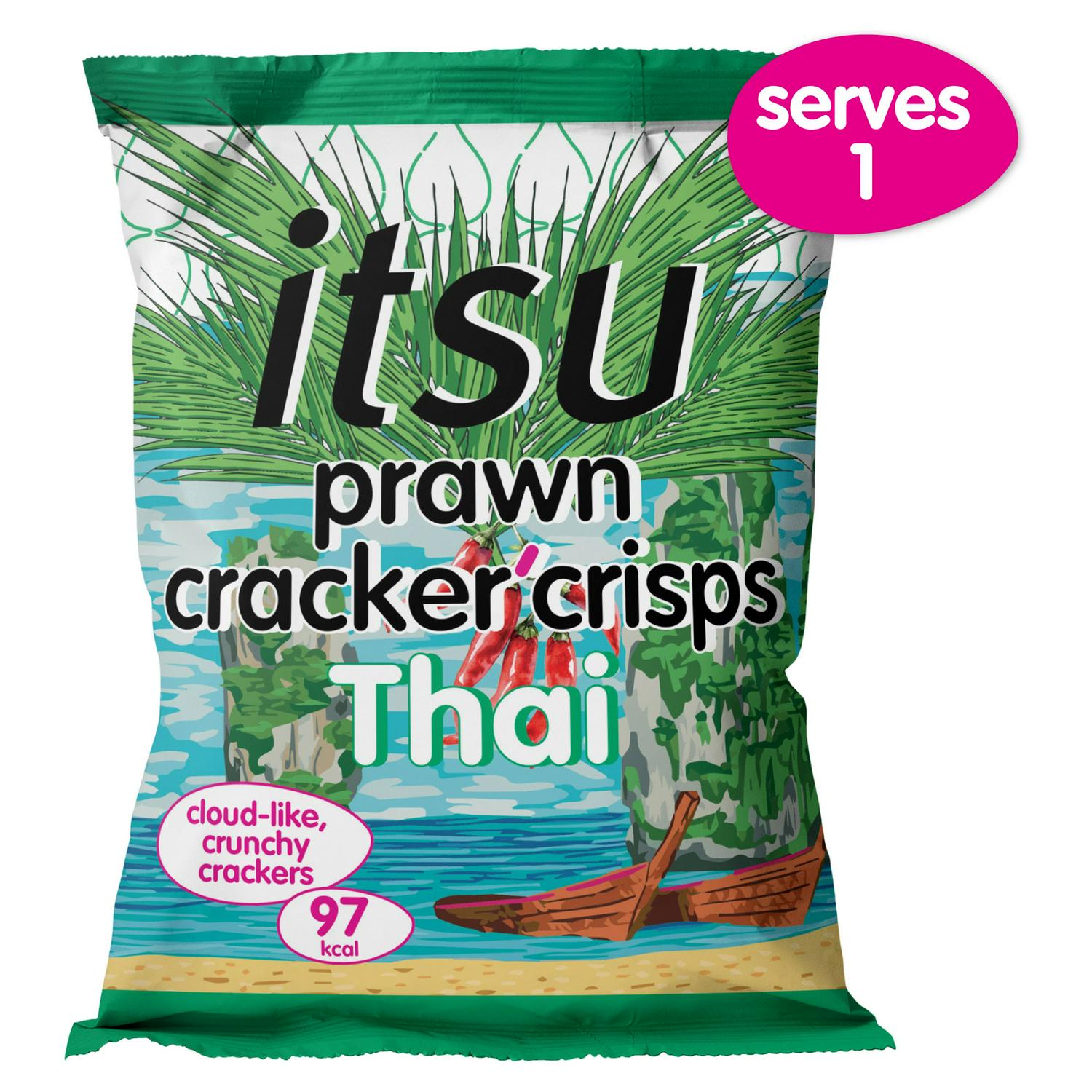 Itsu Thai Sweet Chilli Prawn Cracker Crisps 19g, UK version