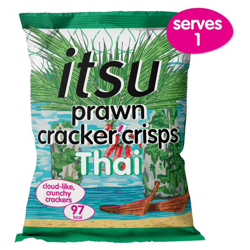 Itsu Thai Sweet Chilli Prawn Cracker Crisps 19g, UK version