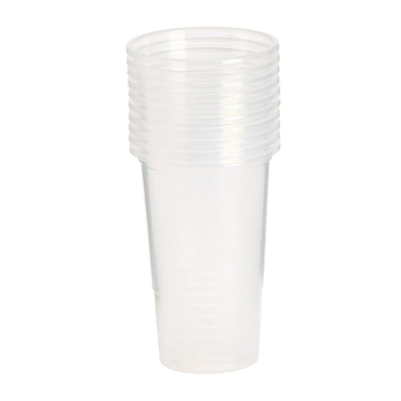 Sainsbury's clear tumblers pack of 10 500ml (British brand)