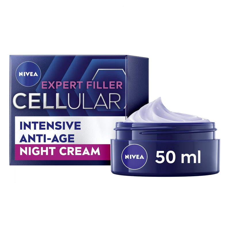 Nivea Cellular Expert Filler Night Cream 50ml, imported from the UK