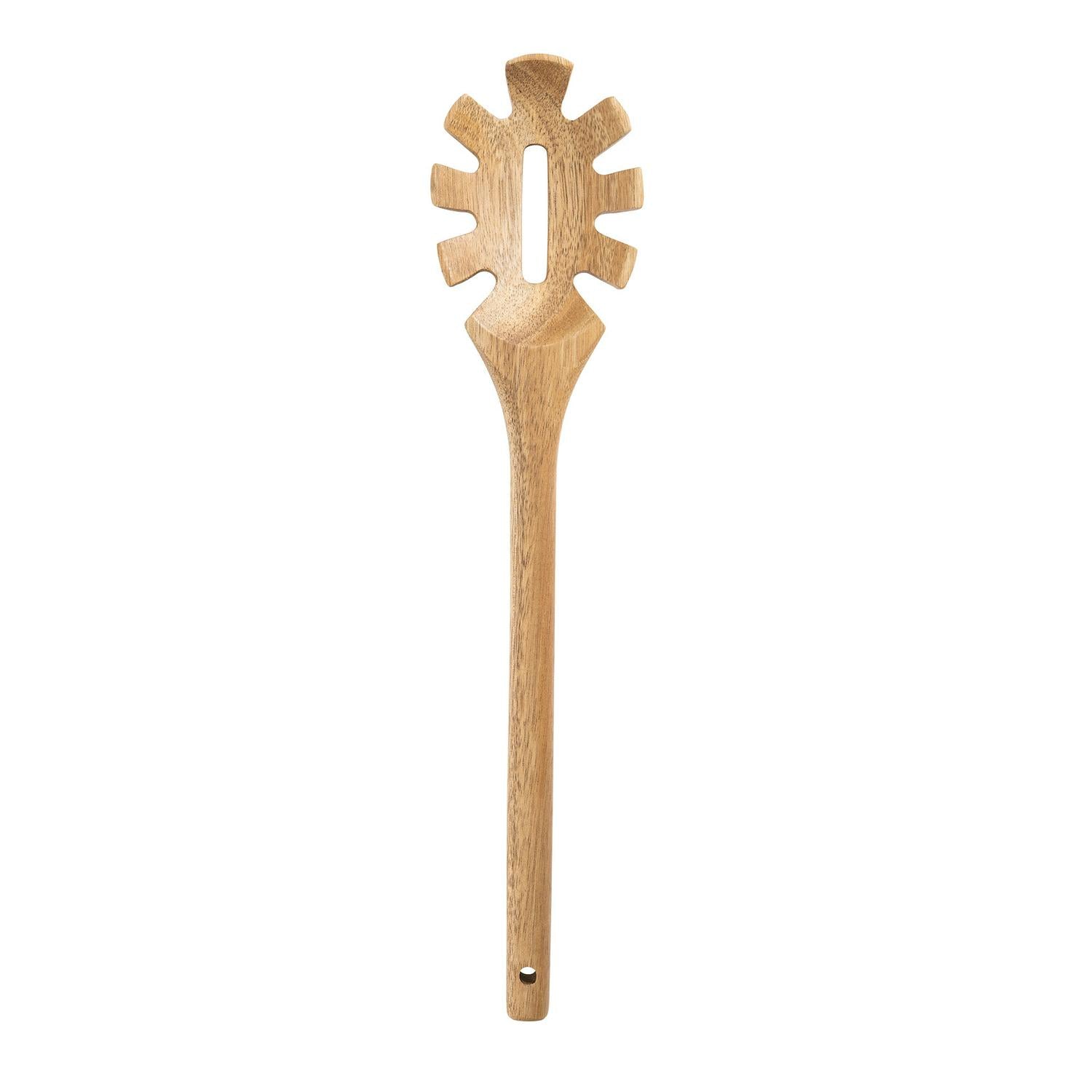 Habitat solid acacia wooden spaghetti server, UK version
