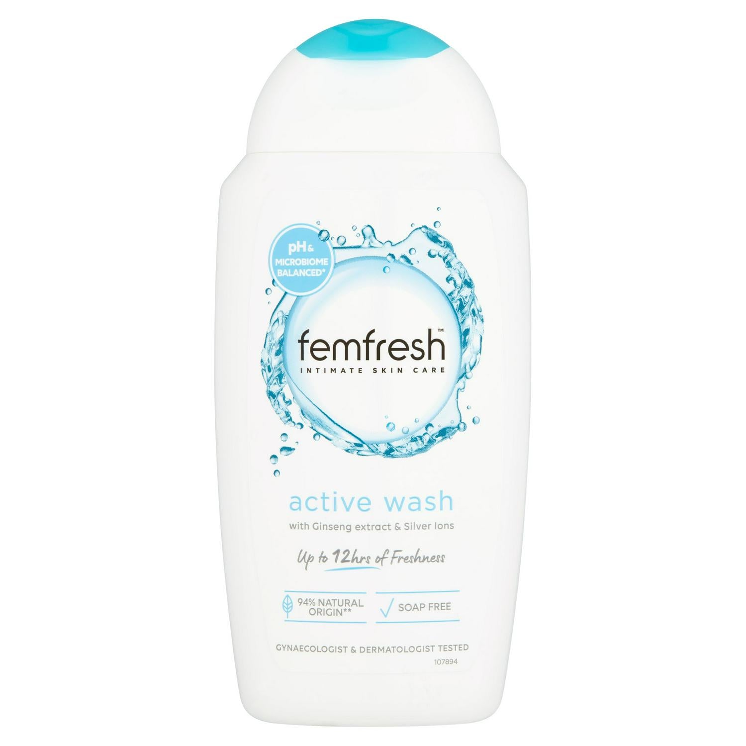 Femfresh Silvercare intimate wash 250ml - British product
